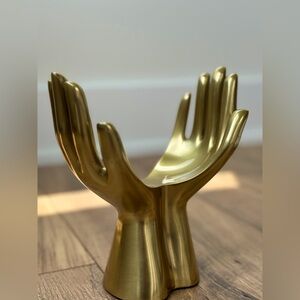 West Elm Brass Hands Holder